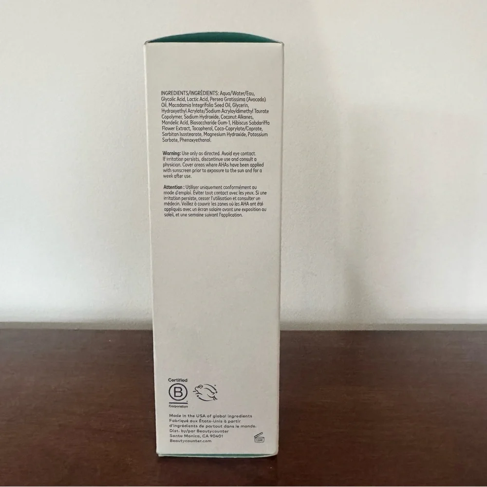 Beautycounter Reflect Effect Overnight Resurfacing Peel 3.38 Oz
